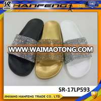 Women's diamond fashion custom slide sandals