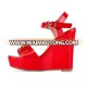 Chengdu ladies sexy shoes women summer wedge sandals