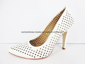 Hot Sales High Heel Fashion Women Dress Shoes with Laser